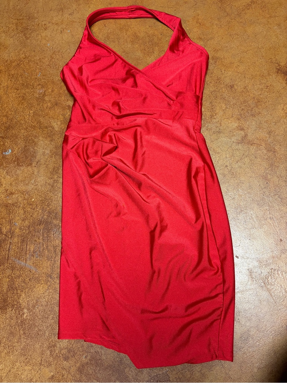 Red Halter Dress